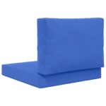 vidaXL Vankúš na vonkajšiu pohovku 2 pcs Královská modrá Polyester – Obrázok 7