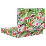 vidaXL Vankúš na vonkajšiu pohovku 2 pcs farebné Polyester – Obrázok 7