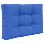 vidaXL Vankúš na vonkajšiu pohovku 2 pcs Královská modrá Polyester – Obrázok 5