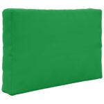 vidaXL Vankúš na vonkajšiu pohovku 3 pcs Zelená Polyester – Obrázok 5