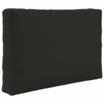 vidaXL Vankúš na vonkajšiu pohovku 3 pcs Čierny Polyester – Obrázok 5