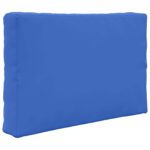 vidaXL Vankúš na vonkajšiu pohovku 3 pcs Královská modrá Polyester – Obrázok 5