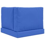 vidaXL Vankúš na vonkajšiu pohovku 3 pcs Královská modrá Polyester – Obrázok 7