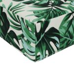 vidaXL Vankúš na vonkajšiu pohovku 3 pcs Vzor listov Polyester – Obrázok 8