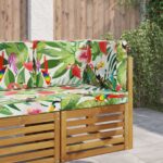 vidaXL Vankúš na vonkajšiu pohovku 3 pcs farebné Polyester