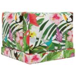 vidaXL Vankúš na vonkajšiu pohovku 3 pcs farebné Polyester – Obrázok 7