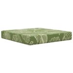 vidaXL Vankúš na vonkajšiu pohovku 3 pcs Design s listami Polyester – Obrázok 4