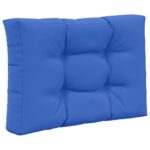 vidaXL Vankúš na vonkajšiu pohovku 3 pcs Královská modrá Polyester – Obrázok 5