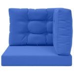 vidaXL Vankúš na vonkajšiu pohovku 3 pcs Královská modrá Polyester – Obrázok 6