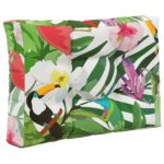 vidaXL Vankúš na vonkajšiu pohovku 3 pcs farebné Polyester – Obrázok 5