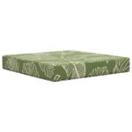 vidaXL Vankúš na vonkajšiu pohovku 3 pcs Design s listami Polyester – Obrázok 4