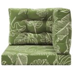 vidaXL Vankúš na vonkajšiu pohovku 3 pcs Design s listami Polyester – Obrázok 6