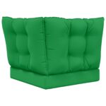 vidaXL Vankúš na vonkajšiu pohovku 3 pcs Zelená Polyester – Obrázok 7