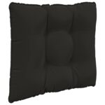 vidaXL Vankúš na vonkajšiu pohovku 3 pcs Čierny Polyester – Obrázok 5