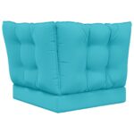 vidaXL Vankúš na vonkajšiu pohovku 3 pcs Tyrkysová Polyester – Obrázok 7