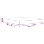 vidaXL Vankúš na vonkajšiu pohovku Krémová 80 x 80 x 8 cm Polyester – Obrázok 8