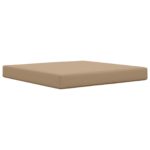 vidaXL Vankúš na vonkajšiu pohovku Sivohnedá 80 x 80 x 8 cm Polyester – Obrázok 5