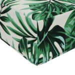 vidaXL Vankúš na vonkajšiu pohovku Vzor listov 80 x 80 x 8 cm – Obrázok 6