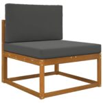 vidaXL Vankúš na vonkajšiu pohovku 2 pcs Antracit Polyester – Obrázok 3