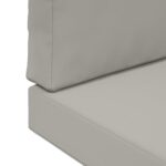 vidaXL Vankúš na vonkajšiu pohovku 2 pcs Biely Polyester – Obrázok 9