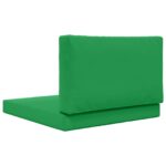 vidaXL Vankúš na vonkajšiu pohovku 2 pcs Zelená Polyester – Obrázok 7