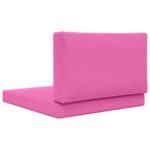 vidaXL Vankúš na vonkajšiu pohovku 2 pcs Ružová Polyester – Obrázok 7