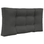 vidaXL Vankúš na vonkajšiu pohovku 2 pcs Antracit Polyester – Obrázok 5