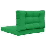 vidaXL Vankúš na vonkajšiu pohovku 2 pcs Zelená Polyester – Obrázok 7
