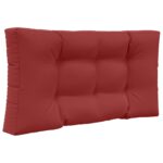 vidaXL Vankúš na vonkajšiu pohovku 2 pcs vínovo červená Polyester – Obrázok 5