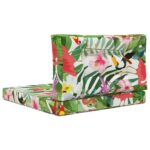 vidaXL Vankúš na vonkajšiu pohovku 2 pcs farebné Polyester – Obrázok 7