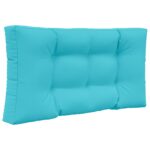 vidaXL Vankúš na vonkajšiu pohovku 2 pcs Tyrkysová Polyester – Obrázok 5