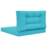 vidaXL Vankúš na vonkajšiu pohovku 2 pcs Tyrkysová Polyester – Obrázok 7