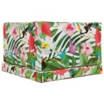 vidaXL Vankúš na vonkajšiu pohovku 3 pcs farebné Polyester – Obrázok 7