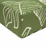 vidaXL Vankúš na vonkajšiu pohovku 3 pcs Design s listami Polyester – Obrázok 8