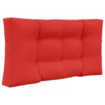vidaXL Vankúš na vonkajšiu pohovku 3 pcs Červená Polyester – Obrázok 5