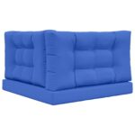 vidaXL Vankúš na vonkajšiu pohovku 3 pcs Královská modrá Polyester – Obrázok 7