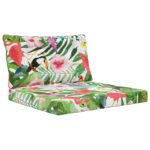 vidaXL Vankúš na vonkajšiu pohovku 2 pcs farebné Polyester – Obrázok 2