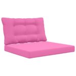 vidaXL Vankúš na vonkajšiu pohovku 2 pcs Ružová Polyester – Obrázok 2
