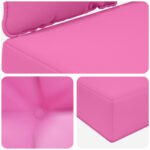 vidaXL Vankúš na vonkajšiu pohovku 2 pcs Ružová Polyester – Obrázok 8