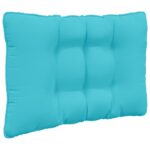 vidaXL Vankúš na vonkajšiu pohovku 3 pcs Tyrkysová Polyester – Obrázok 5