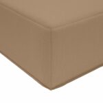 vidaXL Vankúš na vonkajšie sedenie Sivohnedá 40 x 40 x 8 cm – Obrázok 6