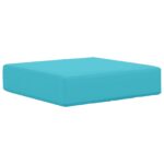 vidaXL Vankúš na vonkajšie sedenie Tyrkysová 40 x 40 x 8 cm – Obrázok 2