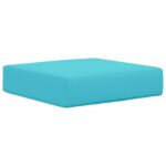 vidaXL Vankúš na vonkajšie sedenie Tyrkysová 40 x 40 x 8 cm – Obrázok 5