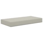 vidaXL Vankúš na vonkajšie sedenie Biely 80 x 40 x 8 cm 100% polyester – Obrázok 2