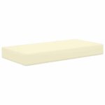 vidaXL Vankúš na vonkajšie sedenie Krémová 80 x 40 x 8 cm – Obrázok 2