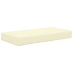 vidaXL Vankúš na vonkajšie sedenie Krémová 80 x 40 x 8 cm – Obrázok 5