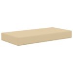 vidaXL Vankúš na vonkajšie sedenie Béžová 80 x 40 x 8 cm – Obrázok 2