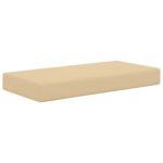vidaXL Vankúš na vonkajšie sedenie Béžová 80 x 40 x 8 cm – Obrázok 5