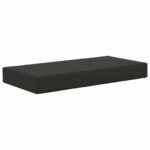 vidaXL Vankúš na vonkajšie sedenie Čierny 80 x 40 x 8 cm – Obrázok 2