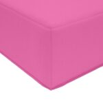 vidaXL Podložka na sedadlo Ružová 80 x 40 x 8 cm 100% polyester – Obrázok 6